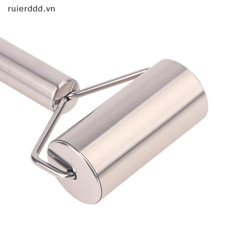 # ruierdd # Thép không gỉ Đơn / Đôi Cán Pin Chống Dính Bột Bánh Ngọt Con Lăn Nhà Bếp Bánh Bao Máy Mì Pizza Pies Dụng Cụ.