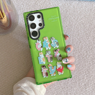 GLITTER Bánh mì Cat Sandwich Ốp lưng Phone Case For Samsung Galaxy S26 25Ultra S25Plus S25 S24 S23 S22Ultra S24 23Plus Vỏ mềm bảo vệ chống sốc
