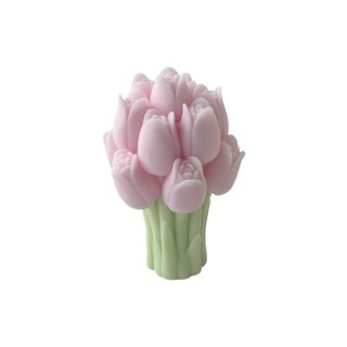 Hoa Tulip Bó Hoa Khuôn Silicon Hoa Thơm Nến diy Epoxy Thạch Cao Thơm Trang Trí Khuôn