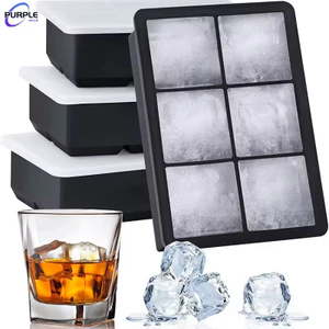 Nhà Bếp Khổng Lồ Bảo Quản Thực Phẩm Bữa Ăn Nước Sốt Silicon Tủ Đông Khay Thêm Đá Viên Khay Thực Phẩm Đóng Băng Khuôn