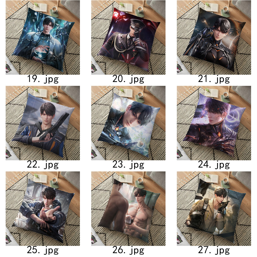 Vỏ gối Love and Deepspace Caleb Throw Vỏ gối in một mặt (Không có lõi)