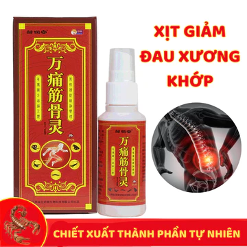 Xịt Giảm Đau Xương Khớp 60Ml Từ Tự Nhiên Giảm Sưng Viêm, Lưu Thông Máu, Giảm Đau Nhức, Kháng Viêm Tự Nhiên