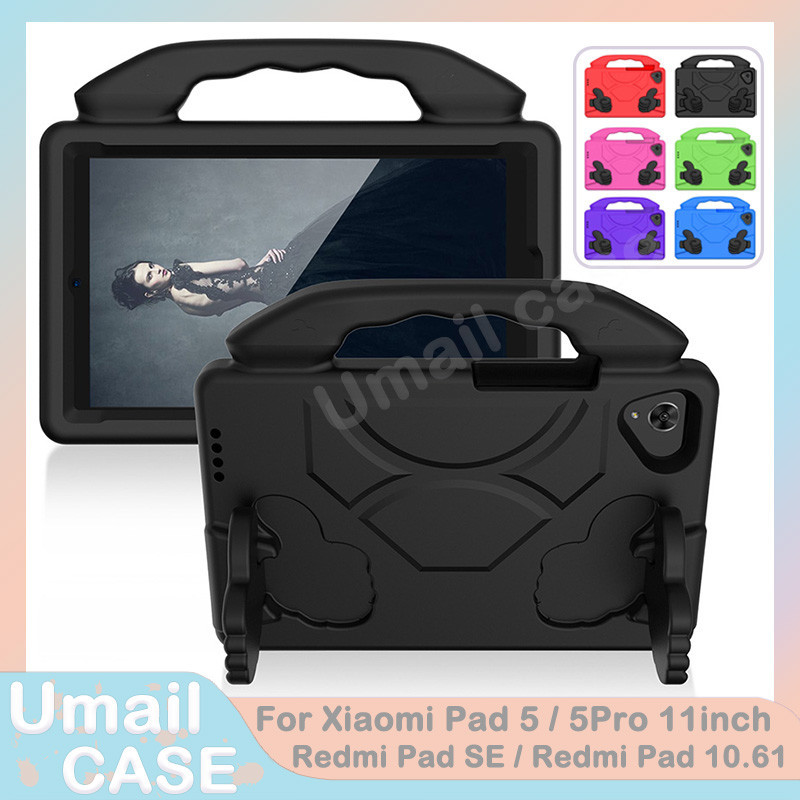 Trẻ Em Eva Chống Sốc Dành Cho Xiaomi Pad 5 5Pro 11inch Redmi Pad 10.61 Redmi Pad SE 11 2023 Bảo Vệ Toàn Thân Vỏ Máy Tính Bảng