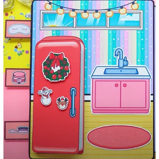 Ngôi Nhà Noel của cô Tiểu Thư tóc Hồng đáng yêu - happyfunny