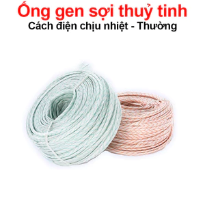 Ống gen cách điện chịu nhiệt sợi thuỷ tinh loại thường