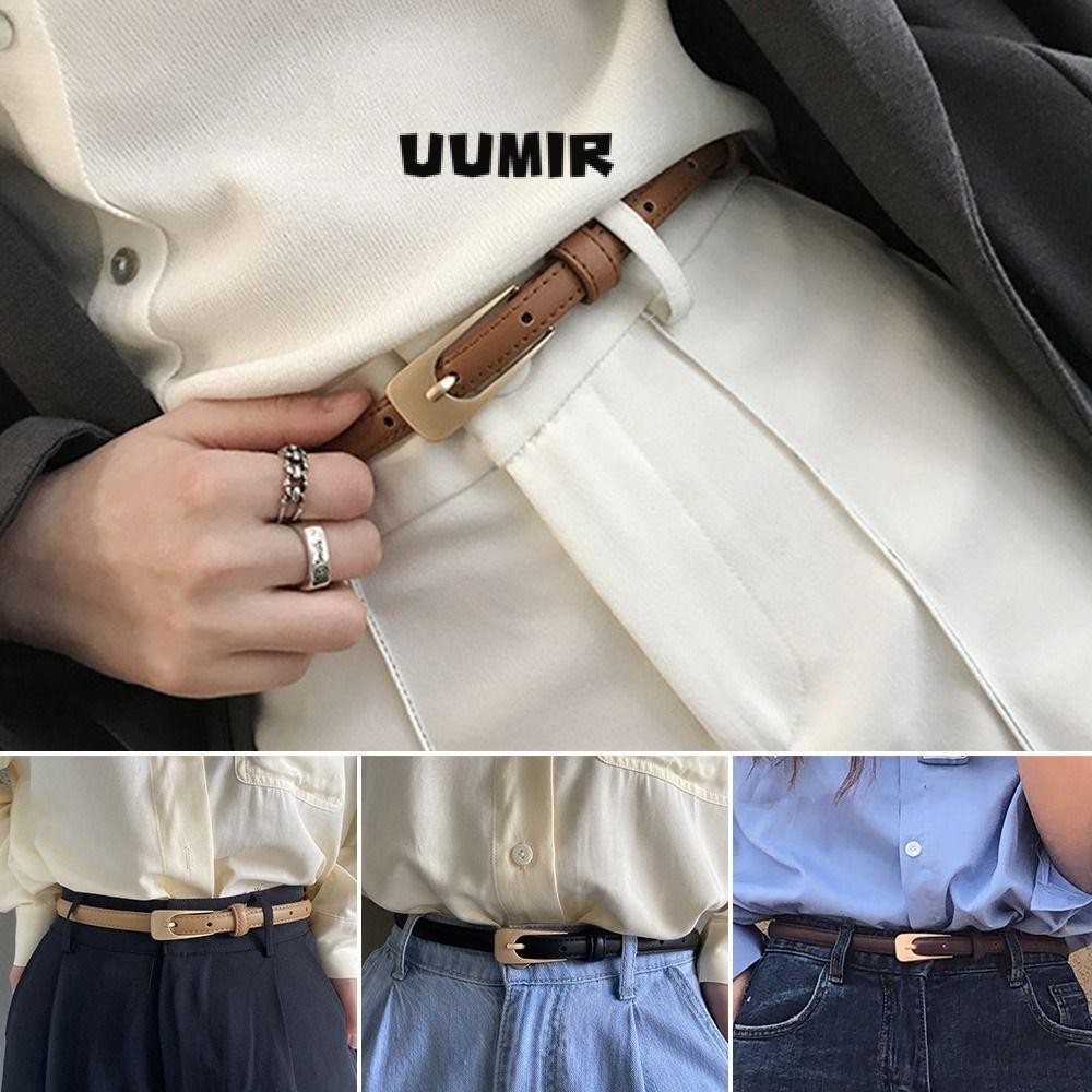 Khóa kim loại Dây thắt lưng thời trang Retro Vintage Quần Đầm Thắt lưng