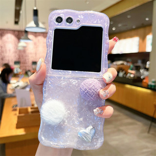 Ốp điện thoại Acrylic cứng hình ngôi sao 3D sang trọng cho Samsung Galaxy Z Flip 5 Flip 4 Flip 3 5G Z Flip5 Flip4 Flip3 Ốp lưng chống sốc