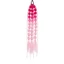 DELMER Twist Braid Bulk, Corlorful Đuôi Ngựa Nối Dài Bong Bóng Jumbo Braid, Ombre Tự Nhiên Handmade Tóc Bện Đuôi Ngựa Hàng Ngày
