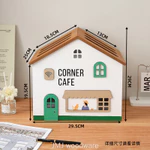 Máy Tính Để Bàn wifi Router Hộp Bảo Quản Ổ Cắm Gỗ Bộ Top Box Kệ Mặt Bàn Trang Trí Dây Hộp Sắp Xếp — ảnh 3