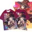 KonoSuba Thần Phước Lành Trên Thế Giới Tuyệt Vời Cosplay Vải 3D Mùa Hè Áo Thun Anime Tay Ngắn