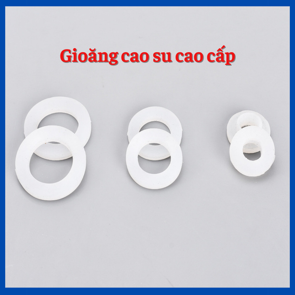 Combo 10 gioăng cao su dn15 (phi 21), gioăng dây sen, dây xịt vệ sinh tròn dẹt