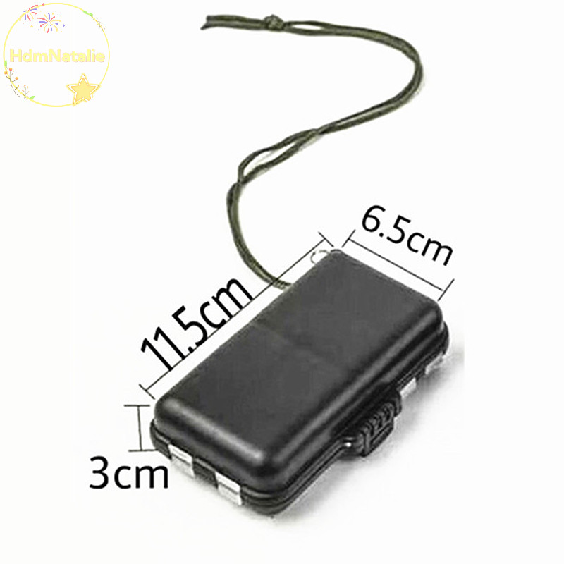 Hdmnatalie Hộp Bảo Quản Mini Hai Lớp Có Thể Tháo Rời Câu Cá Hộp Muỗng Câu Cá Móc Mồi Hộp Bảo Quản Phụ Kiện Câu Cá VN