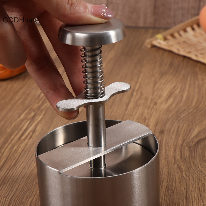 Gcdhome 304 Thép Không Gỉ Hamburger Thịt Báo Chí Burger Patty Maker Khuôn Hướng Dẫn Sử Dụng Nướng Dụng Cụ HOT