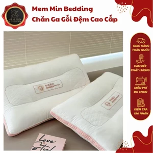 Gối Massage Chất Liệu Vải Bông Dệt Kim Mềm Mại Thoáng Khí Giúp Thư Giã Đốt Sống Cổ Khi Nằm - MemMinbedding Luxury