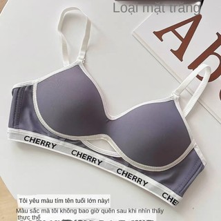 Quần lót mỏng thể thao chữ màu tương phản liền mạch dành cho nữ