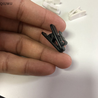 Qiuwu 10 chiếc kẹp giữ dây tai nghe cổ xoay, phụ kiện quấn dây tai nghe