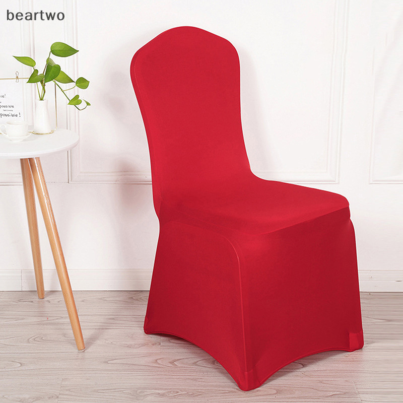 < Beartwo > 1 Chiếc Bọc Ghế Cưới polyester Co Giãn Slipcover Cho Nhà Hàng Tiệc Khách Sạn Tiệc Ăn Đa Năng Bọc Ghế Đẹp