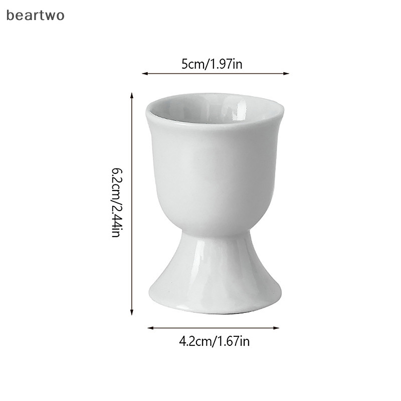 < Beartwo > Cốc đựng trứng bằng gốm Màu kẹo Cốc phục vụ sáng tạo cho nhà bếp Cốc đựng trứng ăn sáng Tiệc cung cấp trứng Đẹp