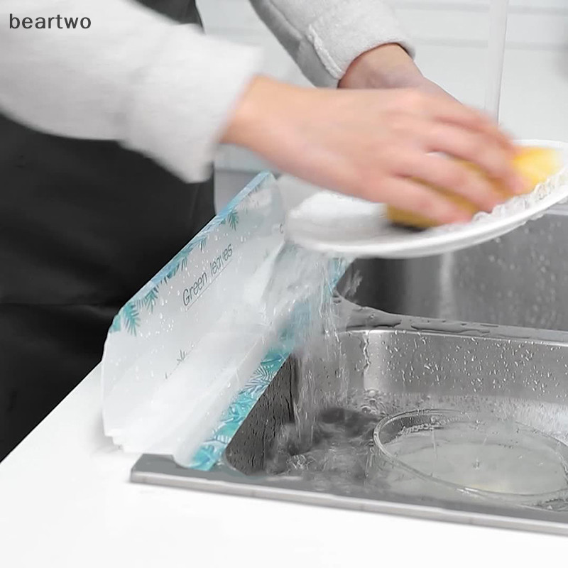 < Beartwo > 1 Chậu Rửa Splash Guard PET Water Splash Guard Món Ăn Rửa vách ngăn Tiện Ích Đẹp