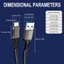 Cáp WU USB3 2 10Gbps USB A sang Type C 3 2 Cáp Truyền dữ liệu Cáp SSD USB C