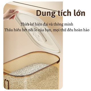 Thùng gạo Myd.23 hiện đại, chất liệu bền đẹp, nắp kín, chống ẩm và côn trùng hiệu quả