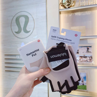 Lululemon lululemon Nữ Chống Trơn Trượt Chống Mài Mòn Thể Thao Thoáng Khí Tập Yoga Sắt Tập Thể Dục Đi Xe Đạp Găng Tay Nửa Ngón