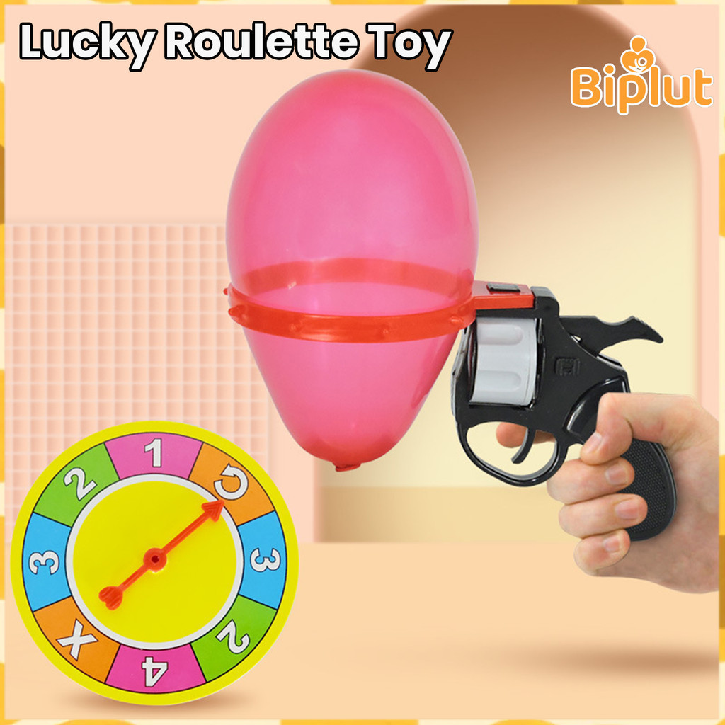 Biplut 1 Bộ Đồ Chơi Quay Roulette Nga Với 10 Bóng Bay Để Bàn May Mắn ...