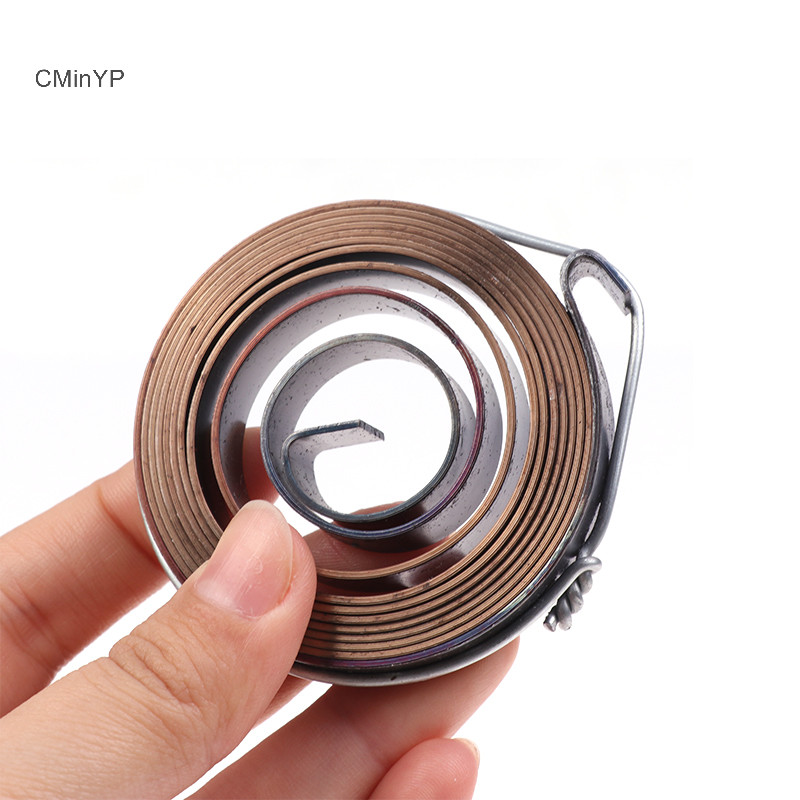 Cminoyp 1Pc 0.7-1.5 Độ dày 680-1540mm Chiều dài xoắn ốc Dây phẳng cuộn xoắn Lò xo xoắn lực không đổi Mở rộng lò xo Băng ghế dự bị Máy khoan cuộn vinh quang mùa xuân