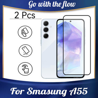 Samsung A55 2 Chiếc Kính Cường Lực Bảo Vệ Màn Hình Cho Samsung Galaxy A35 A25 A15 A05 A05s A54 A35 A24 4G 5G Kính Bảo Vệ