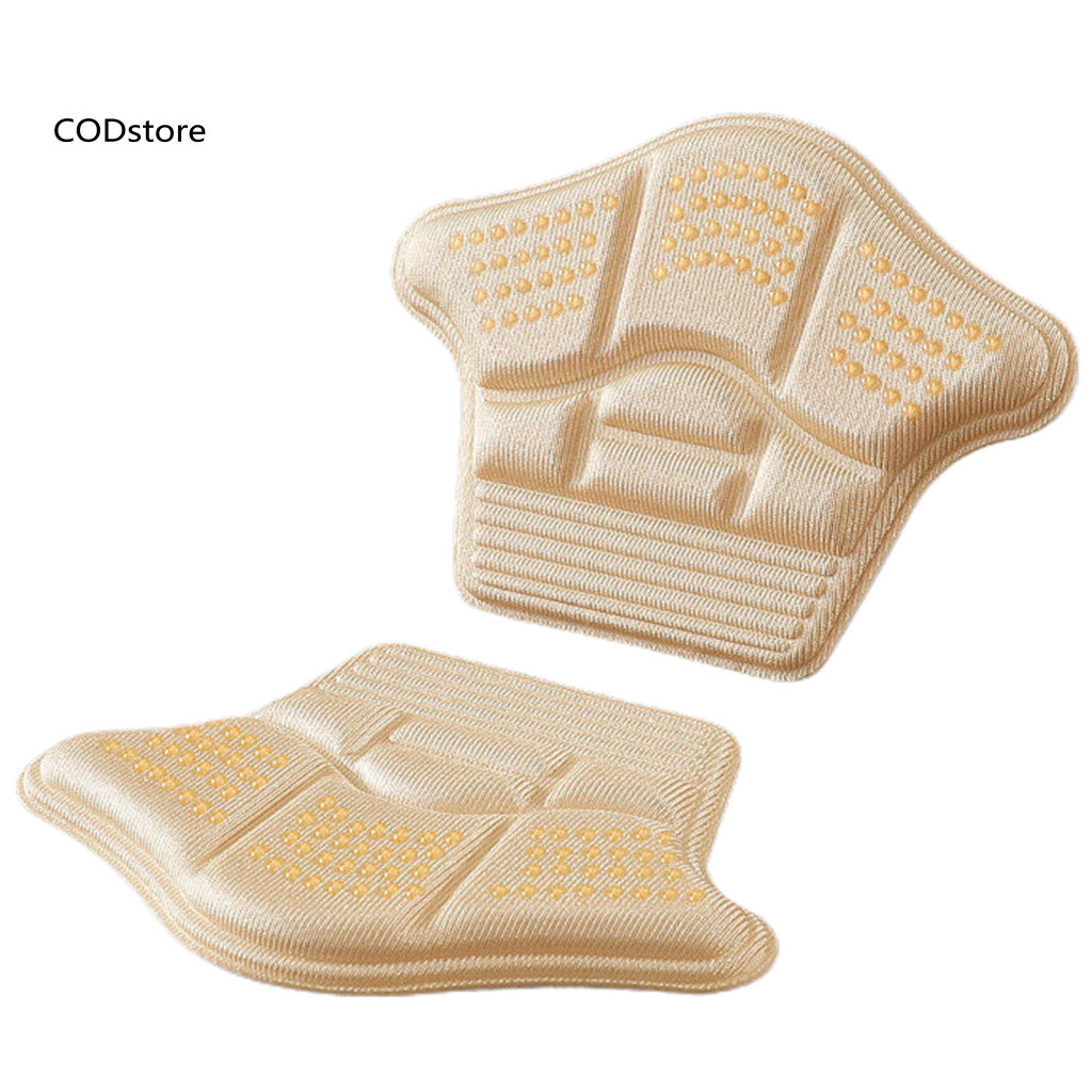 Kdc 1 Cặp Miếng Dán Gót Chân Có Thể Tự Dính Chống Gót Thả Không Dính Dư Lượng Thu Nhỏ Kích Thước Giày Gót Chống Mài Đệm Miếng Lót Mặc Hàng Ngày