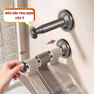 Giá Móc Quần Áo Giá Treo Móc Quần Áo Hút Chân Không Bám Chắc Móc Treo Đồ Đa Năng Tiện Lợi NGÓI HOME - GTM01