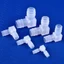 NOTE1 10 Phụ kiện bể cá, Đầu nối khuỷu tay bằng nhựa PP 4-20mm, Máy sục khí ống tháp 90 độ trong suốt