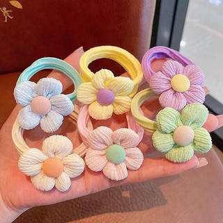 [GOU] 6 Dây buộc tóc nơ dễ thương dành cho trẻ em Dây buộc tóc hoa nhiều màu thời trang dành cho nữ Bé gái Dây buộc tóc đuôi ngựa ngọt ngào co giãn cao VN