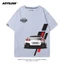 Áo thun Nissan Nhật Bản GTR God of War R35R34 Sửa đổi Hạm đội Áo thun hạng nặng Nam Nữ Nửa tay JDM Work Top Quần áo