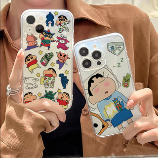 Ốp Điện Thoại Cho Samsung Galaxy S25 Ultra S24 Plus S24FE S23FE A56 A36 A26 A16 5G Vỏ Crayons shin-chans Hoạt Hình Anime Trong Suốt Mềm Mại Dễ Thương