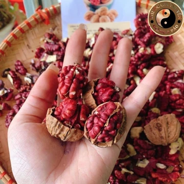 Hạt óc chó đỏ nhập khẩu Mỹ organic sống nguyên vỏ loại 1 (500g, 1kg). Hạt óc chó, quả óc chó hữu cơ làm sữa hạt