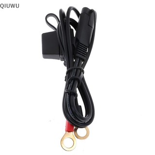 Qiuwu Đầu nối vòng đầu cuối pin xe máy khai thác Bộ sạc 12v Cáp chuyển đổi Y.