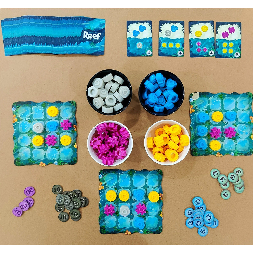 Boardgame trò chơi Reef - Lắp ghép san hô Tigar