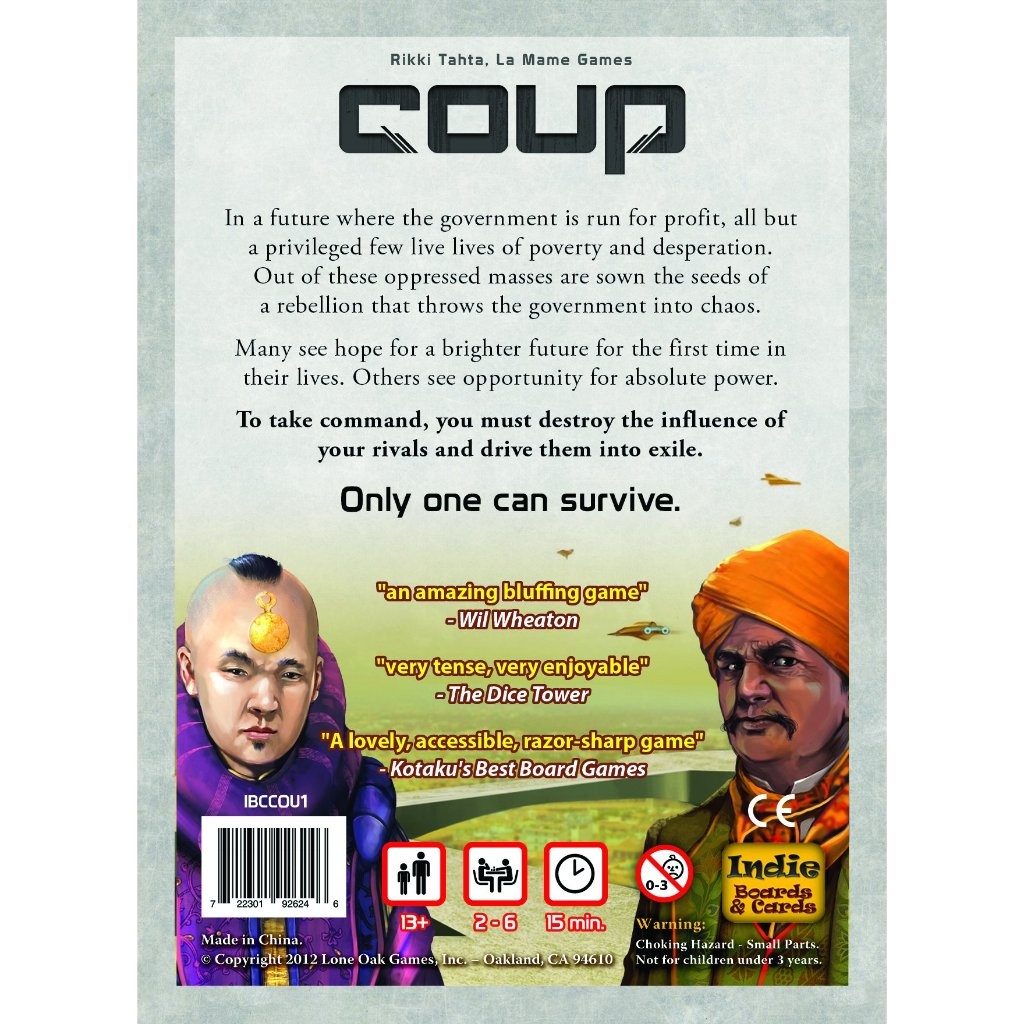 [Luật Việt] Coup Bản Tiếng Anh Coup Reformation - Vòng xoáy Quyền Lực Tigar 67102