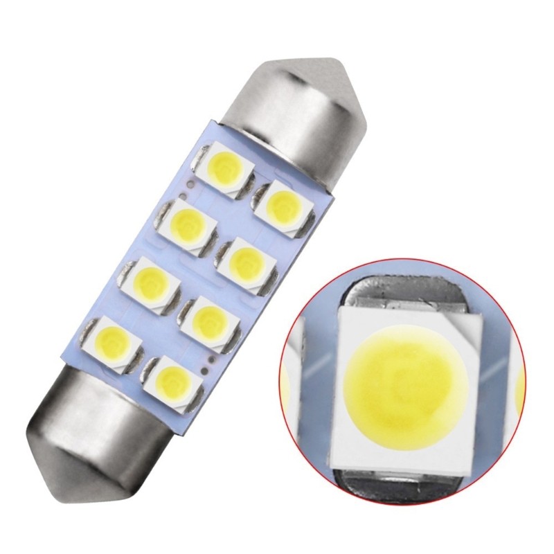 SUIT 12V Trắng Led Nội Thất Festoon Dome Đèn Hành Lý Bóng Đèn Đọc Sách Cửa Chiếu Sáng