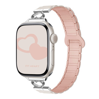 Love Three Silicone Magnetic Straps For Apple Watch Ultra 46/44/40/49/45/41/42/38/45mm iwatch Series Ultra/10/9/8/7/6/5/4/3/2/1