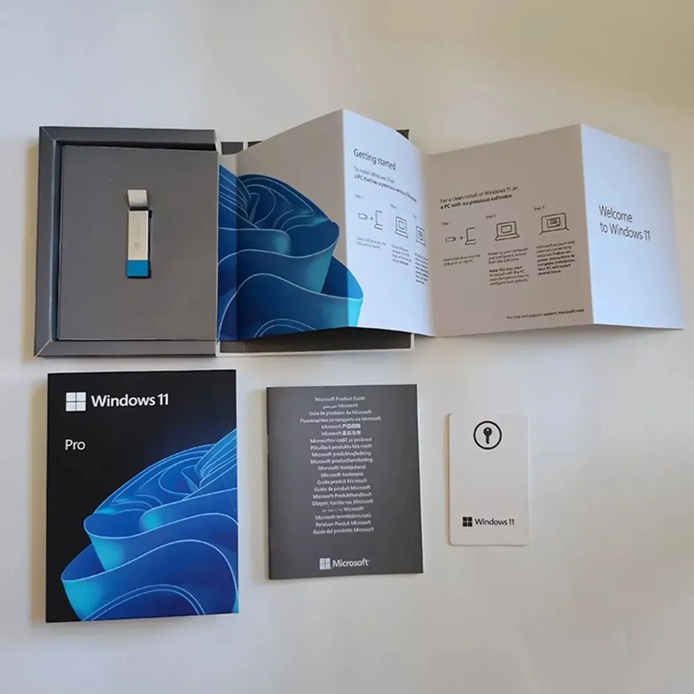 Thương hiệu chính hãng Mới Win.11 pro Hộp màu usb OEM wind.ow 11 pro Hệ ...