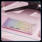 2024 Hàng Mới Về!Bàn phím cơ RGB trong suốt ba chế độ Bluetooth AULA F81 2.4G Tùy chỉnh 75% với trò chơi trao đổi nóng Văn phòng Thể thao điện tử — ảnh 6