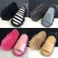 Dép Lau DARON, Giày Lau Mềm Di Động, Bụi Sàn Đa Năng Mở Toed Có Thể Giặt Microfiber Làm Sạch Dép Phòng Ngủ