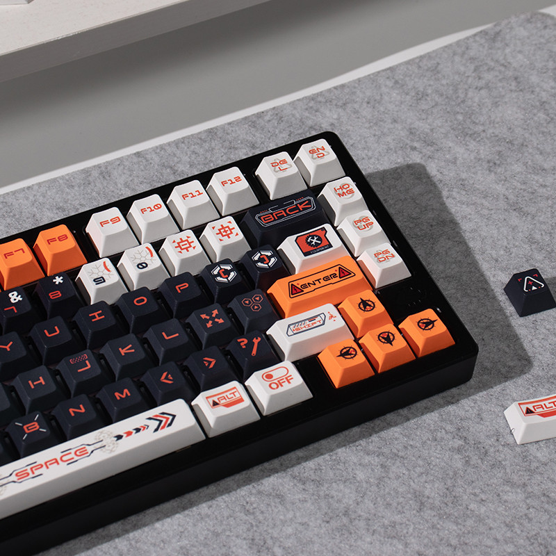 157 phím Tương lai Cơ khí mát mẻ keycaps Cherry Profile PBT PC keycap set cho bàn phím cơ mx switch | BigBuy360 - bigbuy360.vn