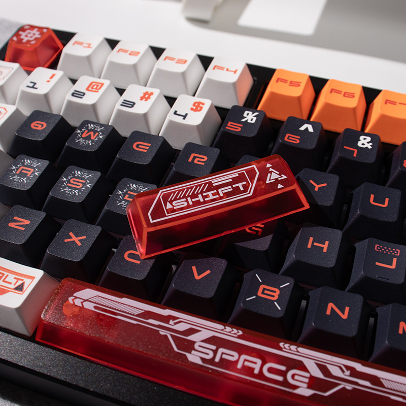 157 phím Tương lai Cơ khí mát mẻ keycaps Cherry Profile PBT PC keycap set cho bàn phím cơ mx switch | BigBuy360 - bigbuy360.vn