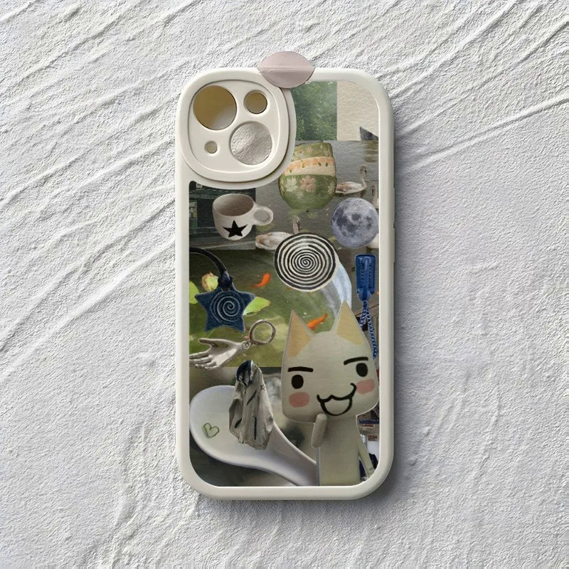 TP-1 INS Ốp Điện Thoại Mèo Toro Inoue Dễ Thương Cho Iphone 17,15 14 13 12 Pro Max 11 Mini X Xr Xs 7 8 Puls Da Cừu Silicon