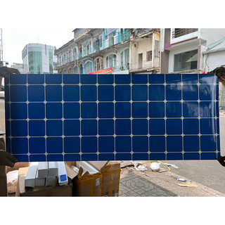 Decal Trắng, Đen, Xanh Biển (Caro) Dán Bể Cá Cảnh (Cao 60cm)