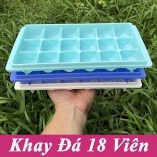Khay đá 18 viên Việt Nhật ,vỉ làm đá, khuôn làm thạch rau câu chia đồ ăn dặm cho bé 6968