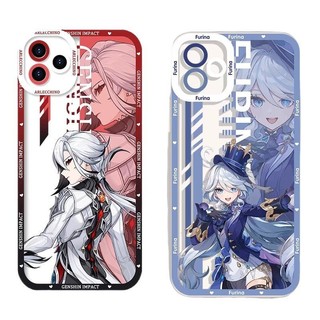 Ốp lưng Genshin Impact Arlecchino Furina cho Infinix Hot 30i 30 Play 40 Note 30 40 Pro 30i 11 10 Pro 12 30 VIP GT 10 Tecno Spark 10 20 Pro 10C POVA 2 3 4 5 Pro Camon 20 Ốp lưng